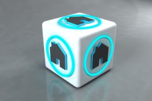Real Estate Cube Symbol 3d Modeling